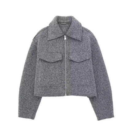 Cropped Jacke