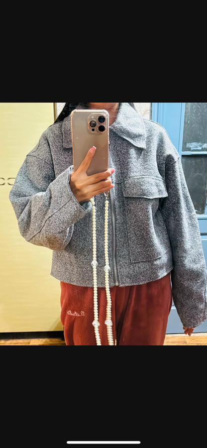 Cropped Jacke